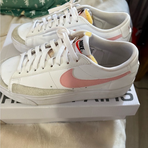 Nike Shoes - Nike Women's White and Pink Sneakers